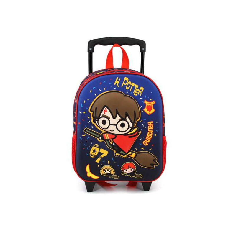 Imagen mochila con ruedas harry potter 3d quidditch