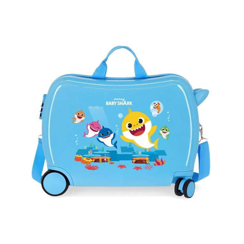 Imagen maleta infantil baby shark my good friend
