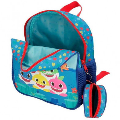 imagen 2 de mochila baby shark happy family 25cm