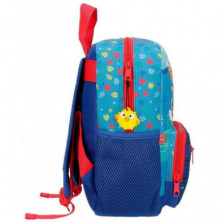 imagen 2 de mochila baby shark happy family 28cm adaptable