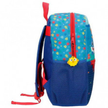 imagen 3 de mochila baby shark happy family 32cm adaptable