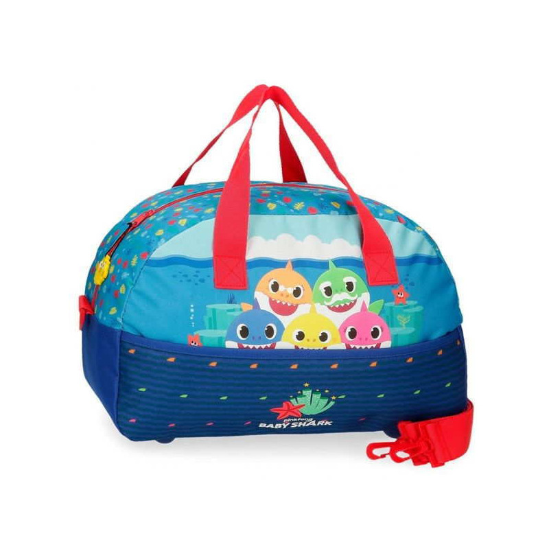 Imagen bolsa de viaje baby shark happy family 40cm