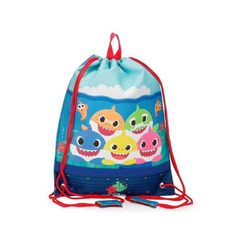 Imagen bolsa de merienda baby shark happy family