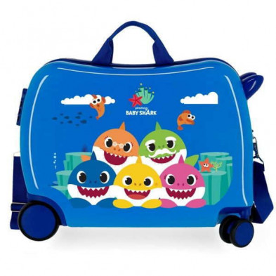 Imagen maleta infantil baby shark happy family