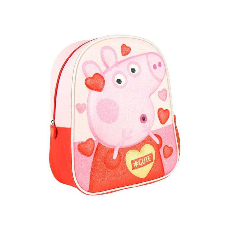 Imagen mochila infantil 3d peppa pig purpurina Imagen mochila infantil 3d peppa pig purpurina
