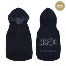 Imagen sudadera para perros acdc xxs algodon