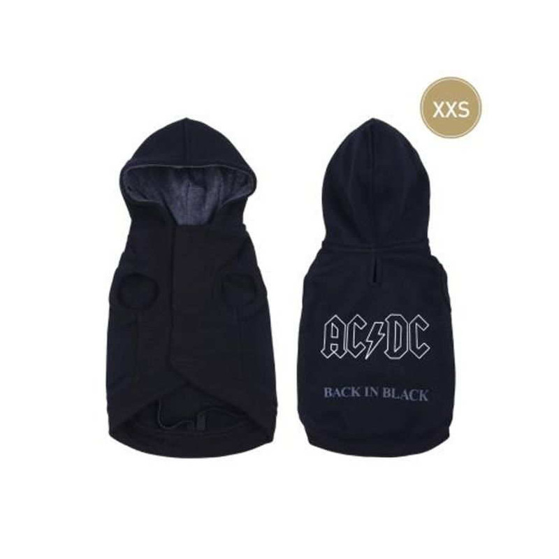 Imagen sudadera para perros acdc xxs algodon