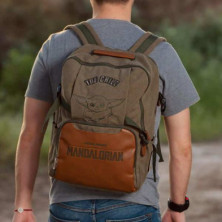 imagen 4 de mochila casual moda viaje the mandalorian