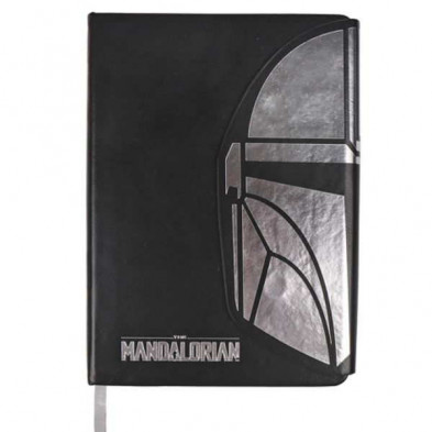 Imagen cuaderno de notas polipiel the mandalorian