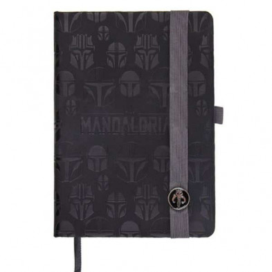 Imagen cuaderno de notas polipiel the mandalorian