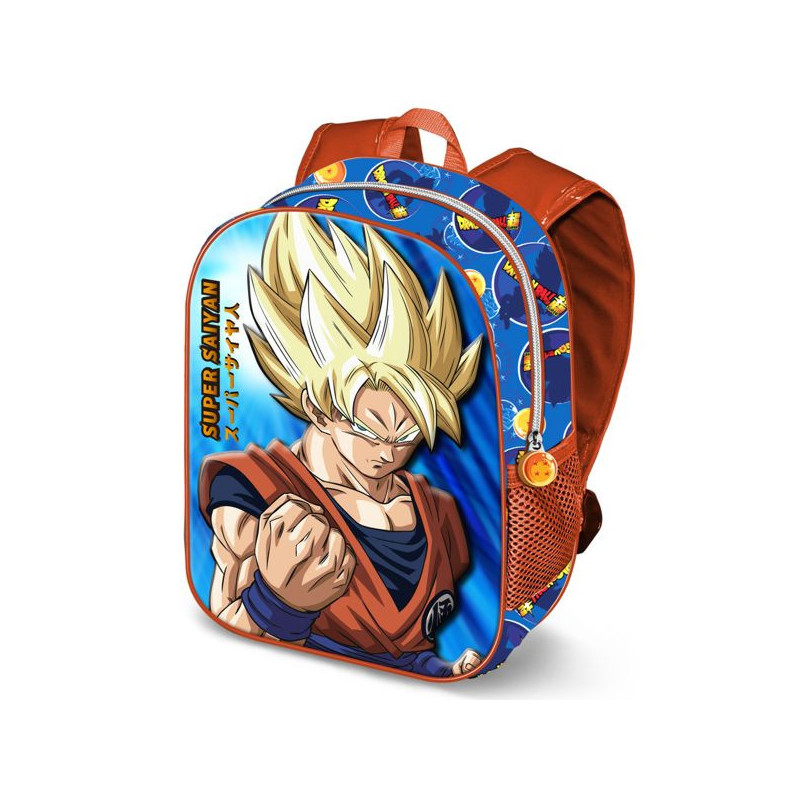 Imagen mochila 3d pequeña dragon ball goku súper saiyan