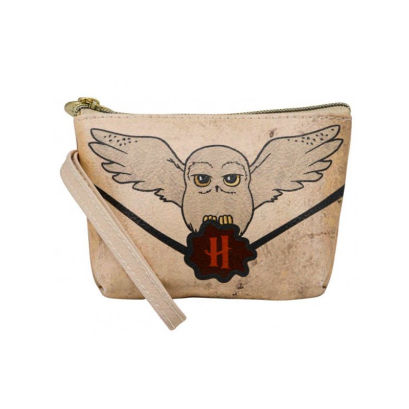 Imagen monedero harry potter carta de hogwarts