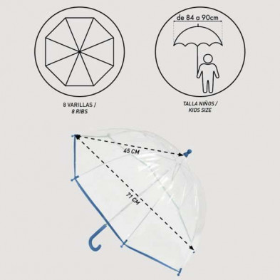 imagen 2 de paraguas manual poe spiderman