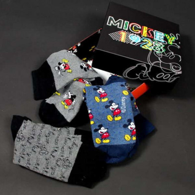 imagen 4 de pack calcetines 3 piezas mickey mouse talla 40 46