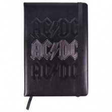 Imagen cuaderno de notas acdc