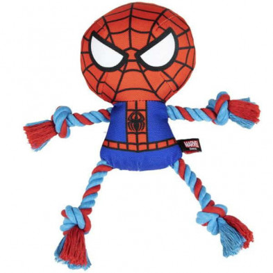 Imagen cuerda dental para perro spiderman marvel