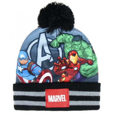 imagen 1 de set gorro y guantes los vengadores marvel