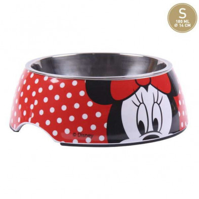 Imagen comedero para perro talla s minnie mouse