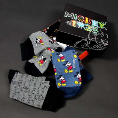 imagen 4 de pack calcetines 3 piezas mickey mouse talla 35-41