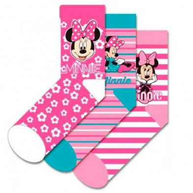 Imagen pack 3 calcetines minnie mouse 19/22