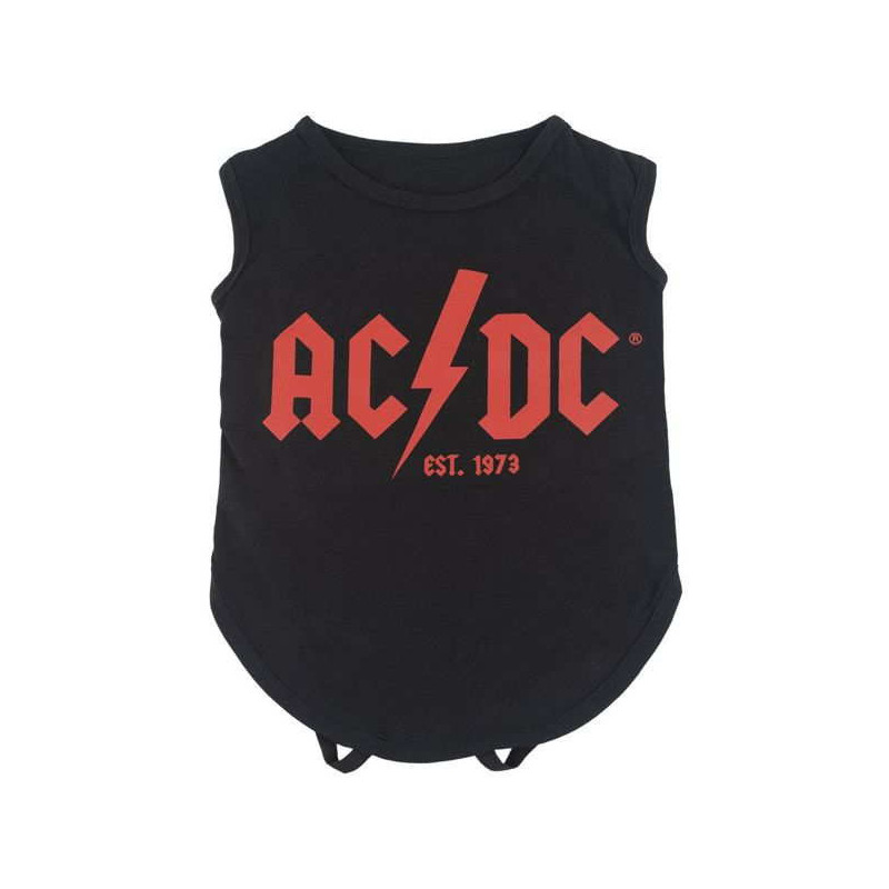 Imagen camiseta perro single jersey acdc t. xxs