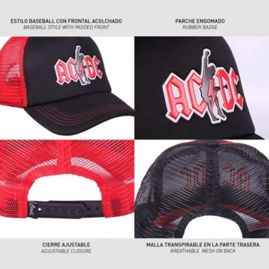 imagen 4 de gorra premium acdc