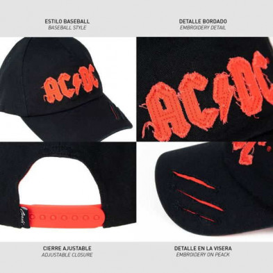 imagen 5 de gorra premium acdc