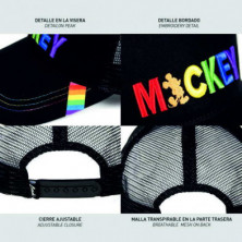 imagen 4 de gorra premium disney pride