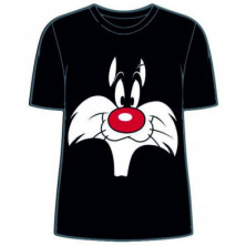 imagen 2 de camiseta corta looney tunes silvestre talla s