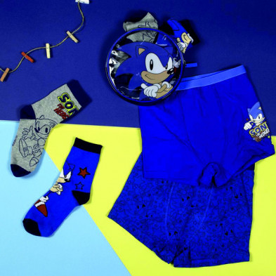 imagen 6 de pack boxer y calcetines sonic t. 6/8 4 piezas imagen 6 de pack boxer y calcetines sonic t. 6/8 4 piezas