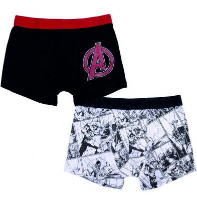 Imagen pack 2 boxer los vengadores marvel t. s/m