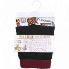 imagen 5 de pack 2 boxer harry potter t. s/m