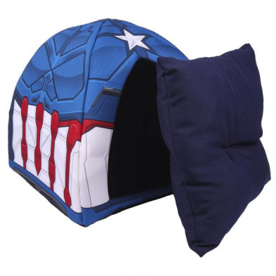 imagen 1 de cueva cama para mascotas capitan america marvel