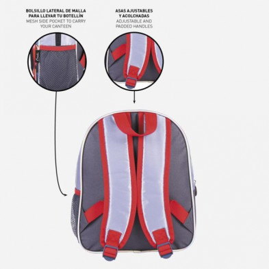 imagen 4 de mochila infantil luces 3d spiderman marvel
