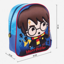 imagen 2 de mochila infantil 3d harry potter