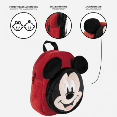 imagen 4 de mochila guarderia peluche mickey mouse disney