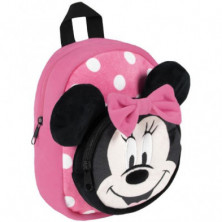 Imagen mochila guarderia peluche minnie mouse disney