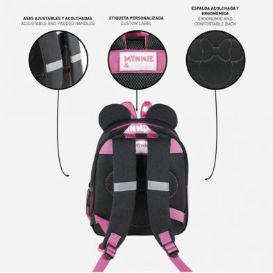 imagen 5 de mochila infantil aplicaciones minnie mouse disney imagen 5 de mochila infantil aplicaciones minnie mouse disney