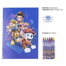 imagen 3 de set de papelería escolar paw patrol