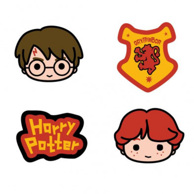 imagen 1 de goma de borrar harry potter pack 4 unidades