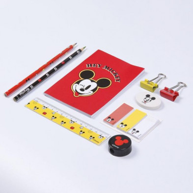 imagen 4 de set de papelería escolar mickey mouse disney