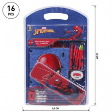 imagen 1 de set de papelería escolar spiderman marvel