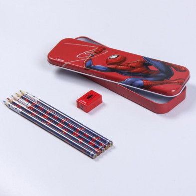 imagen 5 de set de papelería escolar spiderman marvel