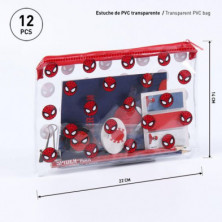 imagen 1 de set de papelería escolar spiderman marvel