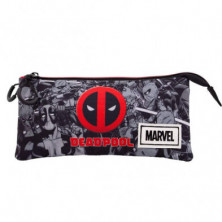 Imagen portatodo deadpool antihero gris 11x23.5x5cm