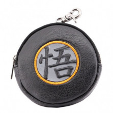 Imagen monedero dragon ball z negro coockie 8.7x8.7x2.3cm