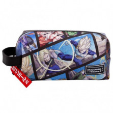 imagen 2 de bolsa de aseo dragon ball vintage 12x28x11cm