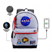 imagen 2 de mochila nasa houston 45x37x15cm