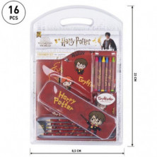 imagen 1 de set de papelería escolar harry potter gryffindor