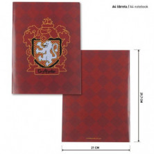 imagen 2 de set de papelería escolar harry potter gryffindor